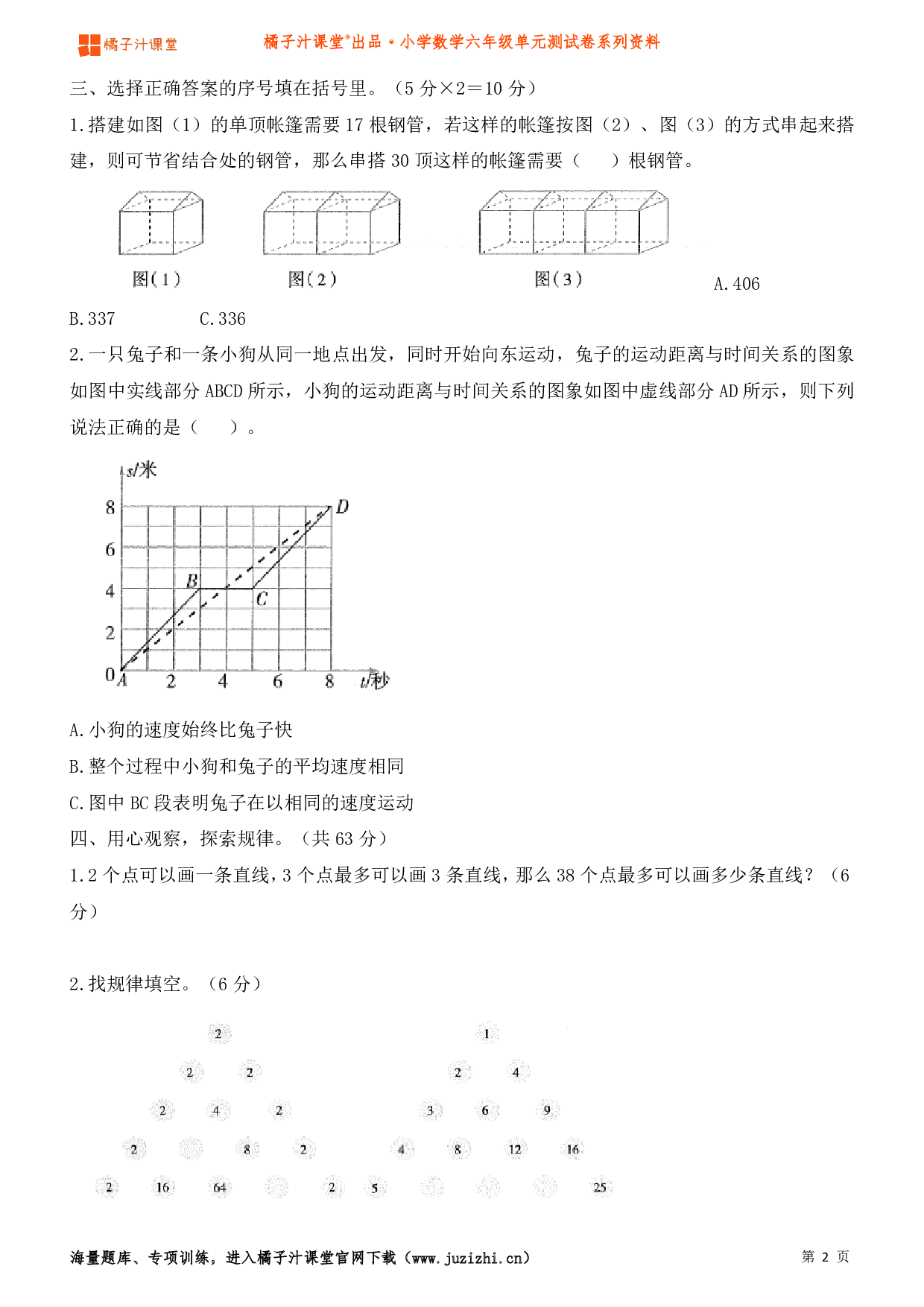 【人教版】小学数学六年级上册第八单元测试卷